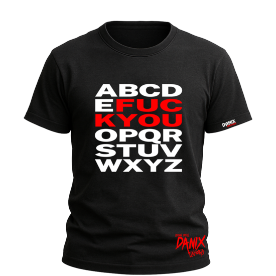 Tshirt A à Z (FUCK YOU) [DANIX CENSORED]